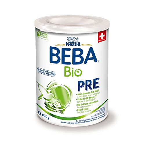 BEBA PRE Bio Anfangsmilch, Anfangsnahrung von Geburt an (1 x 800g) von BEBA