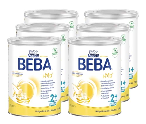 Nestlé BEBA JUNIOR 2, Milchgetränk ab dem 2. Geburtstag, 6er Pack (6 x 800g) von Nestlé BEBA