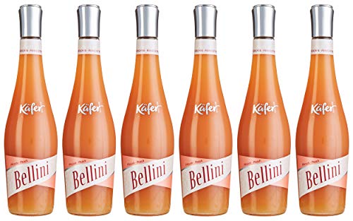 Feinkost Käfer Bellini Paket, 2 fach sortiert, Himbeere und Pfirsich (6 x 0.75 l) von Canella