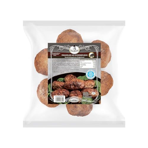 BARIN Frikadellen Kotlety aus Schweinefleisch 650g Tiefgefroren Traditionelle Hackfleischbällchen Zart und Luftig mit Zwiebeln und Schwarzem Pfeffer Einfache Zubereitung Vielseitig Kombinierbar BARIN Frikadellen Kotlety aus Schweinefleisch 650g Tiefgefroren Traditionelle Hackfleischbällchen Zart und Luftig mit Zwiebeln und Schwarzem Pfeffer Einfache Zubereitung Vielseitig Kombinierbar von BEM
