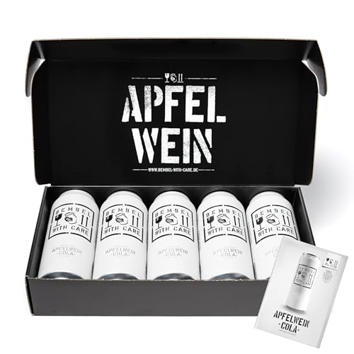 BEMBEL WITH CARE Apfelwein-Cola Care-Paket 5 x 0,5L inkl. Pfand und einer BEMBEL WITH CARE Postkarte von BEMBEL WITH CARE