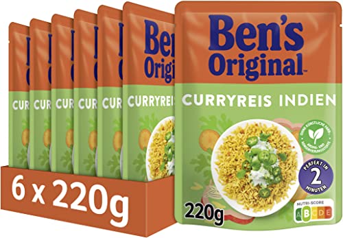 Ben's Original Express Reis Curryreis, 6 Packungen (6 x 220g) von Ben's Original
