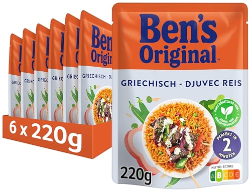 Ben's Original Express Reis Griechisch, 6 Packungen (6 x 220g) von BEN'S ORIGINAL