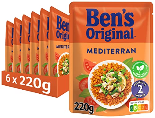 Ben's Original Express Reis Mediterran, 6 Packungen (6 x 220g) von Ben's Original