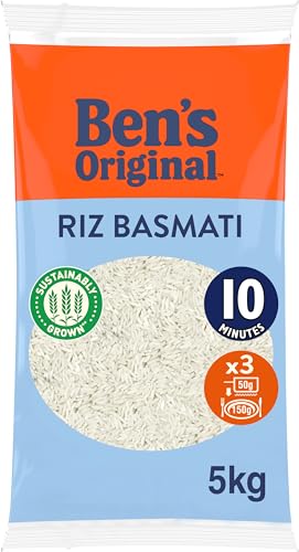 Ben’s Original Loser Reis Basmatireis 5kg – 100 Portionen von BEN’S ORIGINAL