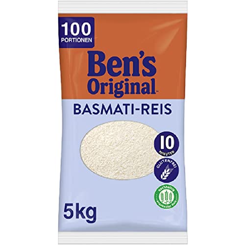 Ben’s Original Loser Reis Basmatireis 5kg – 100 Portionen von Ben's Original