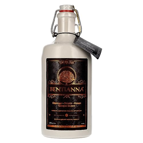 Bentianna Gentian Honey Herbs Unique Blend Likör (1 x 0.7 l) von BENTIANNA