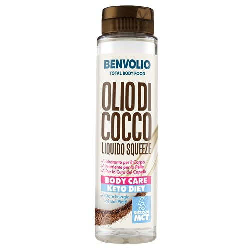 BENVOLIO 1938 KOKOSÖL Flüssig MCT ÖL Squeeze - 250 ml - Ketogene Lebensmittel, Keto Burn, Bulletproof Coffee, Low Carb Lebensmittel, Kokosnussöl Kokosfett Coconut Oil, Ketogen Tropfen BENVOLIO 1938 KOKOSÖL Flüssig MCT ÖL Squeeze - 250 ml - Ketogene Lebensmittel, Keto Burn, Bulletproof Coffee, Low Carb Lebensmittel, Kokosnussöl Kokosfett Coconut Oil, Ketogen Tropfen von BENVOLIO