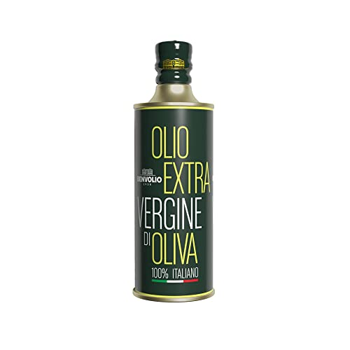 BENVOLIO 1938 Olivenöl Extra Vergine - 500 ml - Kaltgepresst 100% Italienisches Olivenöl - Unverwechselbarer Geschmack Metallflasche Extra Virgin Olive Oil Olivenöl Nativ Extra Olio Extravergine Oliva BENVOLIO 1938 Olivenöl Extra Vergine - 500 ml - Kaltgepresst 100% Italienisches Olivenöl - Unverwechselbarer Geschmack Metallflasche Extra Virgin Olive Oil Olivenöl Nativ Extra Olio Extravergine Oliva von BENVOLIO