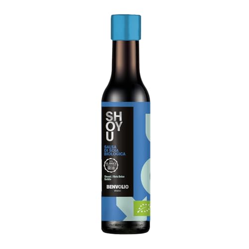 BENVOLIO Studio - SHOYU Bio Sojasauce | 250ml | Reichhaltiger und intensiver Geschmack – Natürliche Fermentation – Japanische Tradition – Ideal für Suppen, Marinaden, Salate (SHOYU BIO) von BENVOLIO