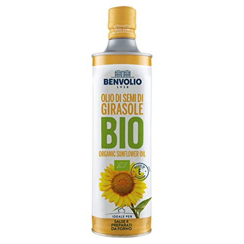 Sonnenblumenöl BIO - BENVOLIO 1938 750ml Metallflasche - Reich an VITAMIN E | Frittieröl BIO Bratöl Fritierfett öl Frittierfett Friteusenfett ORGANIC SUNFLOWER OIL Sonnenblumenöl BIO - BENVOLIO 1938 750ml Metallflasche - Reich an VITAMIN E | Frittieröl BIO Bratöl Fritierfett öl Frittierfett Friteusenfett ORGANIC SUNFLOWER OIL von BENVOLIO