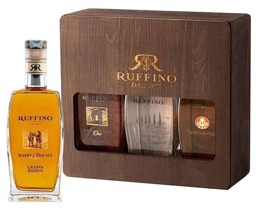 RUFFINO PACK DREI 70 CL GRAPPAS von BEPI TOSOLINI