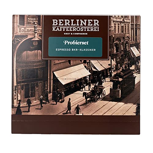 BKR | Probierset | Espresso Nr.3 | 8x75g | ganze Bohne von BERLINER KAFFEERÖSTEREI GIEST & COMPAGNON