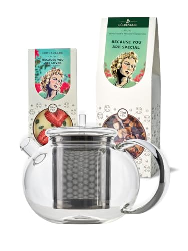 Berliner Kaffeerösterei – Muttertagsgeschenk Set mit Carl Henkel Teekanne, weißer Schokolade & Früchtetee – Geschenkidee für Mama, Frauen, Freundinnen – liebevoll & hochwertig Berliner Kaffeerösterei – Muttertagsgeschenk Set mit Carl Henkel Teekanne, weißer Schokolade & Früchtetee – Geschenkidee für Mama, Frauen, Freundinnen – liebevoll & hochwertig von BERLINER KAFFEERÖSTEREI GIEST & COMPAGNON