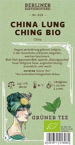 China Lung Ching BIO ?029 250g von BERLINER KAFFEERÖSTEREI GIEST & COMPAGNON
