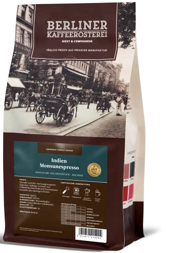 Indien Monsunespresso Bohne 250g von BERLINER KAFFEERÖSTEREI GIEST & COMPAGNON
