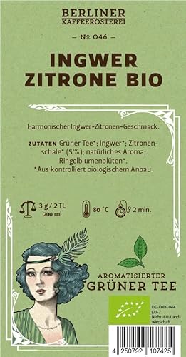 Ingwer Zitrone BIO ?046 250g von BERLINER KAFFEERÖSTEREI GIEST & COMPAGNON