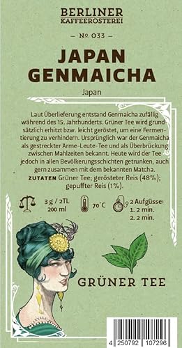 Japan Genmaicha ?033 250g von BERLINER KAFFEERÖSTEREI GIEST & COMPAGNON