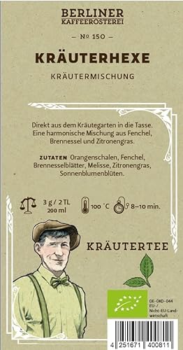 Kräuterhexe BIO ?150 250g von BERLINER KAFFEERÖSTEREI GIEST & COMPAGNON