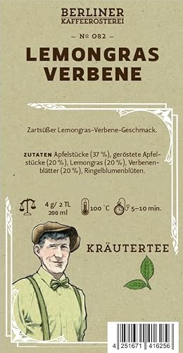 Lemongras Verbene ?082 250g von BERLINER KAFFEERÖSTEREI GIEST & COMPAGNON