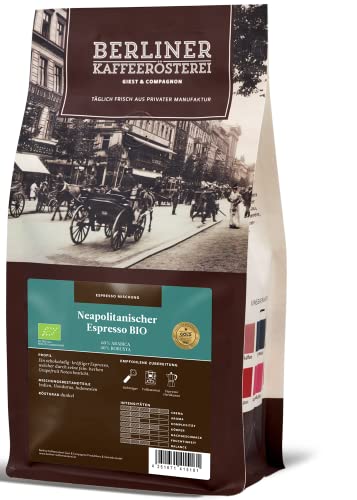 Neapolitanischer Espresso BIO gemahlen 1000g von BERLINER KAFFEERÖSTEREI GIEST & COMPAGNON