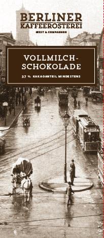Nostalgietafel - Alexanderstraße - Schokolade von BERLINER KAFFEERÖSTEREI GIEST & COMPAGNON