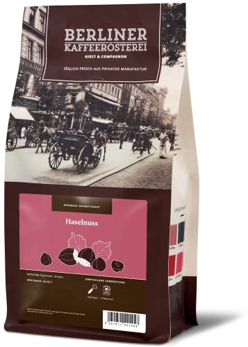 aromatisierter Espresso Haselnuss Bohne 1000g von BERLINER KAFFEERÖSTEREI GIEST & COMPAGNON