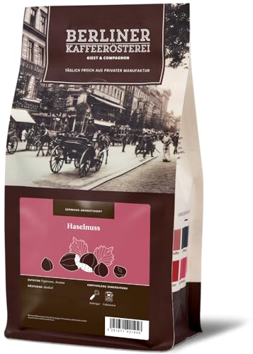 aromatisierter Espresso Haselnuss Bohne 500g von BERLINER KAFFEERÖSTEREI GIEST & COMPAGNON