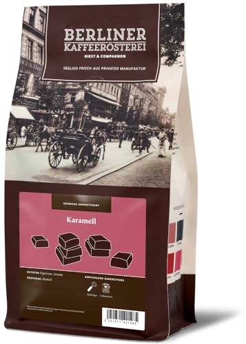 aromatisierter Espresso Karamell gemahlen 1000g von BERLINER KAFFEERÖSTEREI GIEST & COMPAGNON