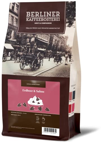 aromatisierter Kaffee Erdbeer & Sahne gemahlen 1000g von BERLINER KAFFEERÖSTEREI GIEST & COMPAGNON