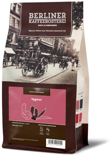 aromatisierter Kaffee Ingwer gemahlen 1000g von BERLINER KAFFEERÖSTEREI GIEST & COMPAGNON