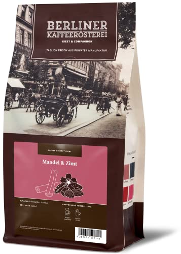 aromatisierter Kaffee Mandel Zimt Bohne 1000g von BERLINER KAFFEERÖSTEREI GIEST & COMPAGNON