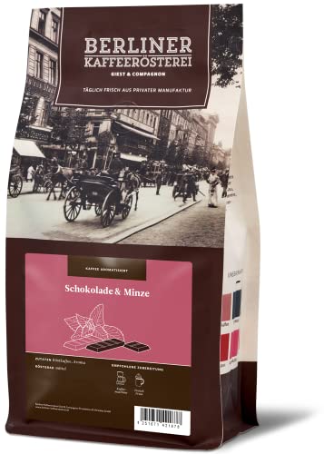 aromatisierter Kaffee Schokolade & Minze Bohne 1000g von BERLINER KAFFEERÖSTEREI GIEST & COMPAGNON