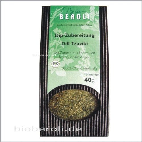 BioBeroli Dip-Zubereitung Dill-Tzaziki kbA 40g BioBeroli Dip-Zubereitung Dill-Tzaziki kbA 40g von BERON-Naturkost