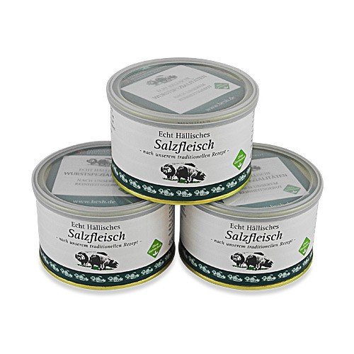 Echt Hällisches Salzfleisch 3er Pack (3 Dosen à 400 g) von BESH Schwäbische Erzeugerg.
