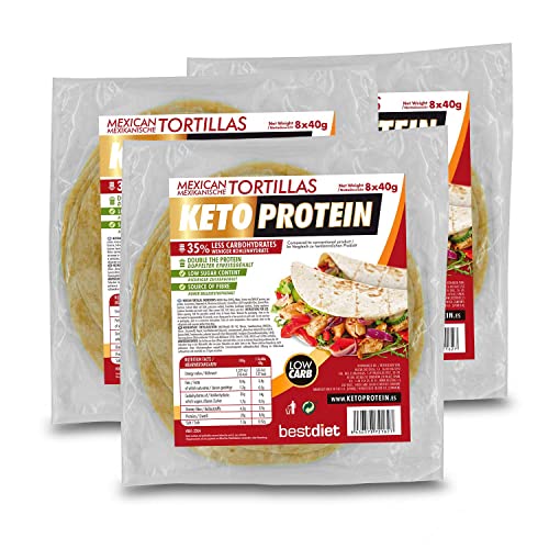 Bestdiet Keto Protein - Mexikanische Tortilla - (Packung 3x320g) von BEST DIET