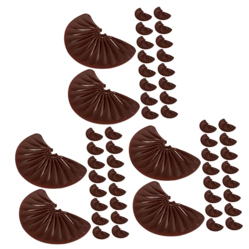 BESTonZON 72 Stk Nachgemachte Schokoladenstückchen kleines Schokoladendekor dekorative gefälschte Schokolade Tafelschokolade Essen spielen Schokoriegel Zubehör Modell Simulationsgebäck PVC von BESTonZON