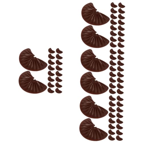 BESTonZON Falsches Essen 96 Stk Nachgemachte Schokoladenstückchen multifunktionales Schokoladendekor simuliertes Schokoladenmodell gefälschter Kuchen Schokoriegel Kleiner Urlaub schmücken von BESTonZON