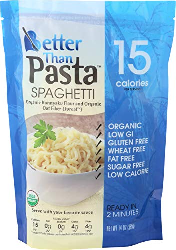Better Than Foods - Pasta Spaghetti Organic Konnyaku Flour and Organic Oat Fiber Better Than Foods - Pasta Spaghetti Organic Konnyaku Flour and Organic Oat Fiber von BETTER THAN FOODS