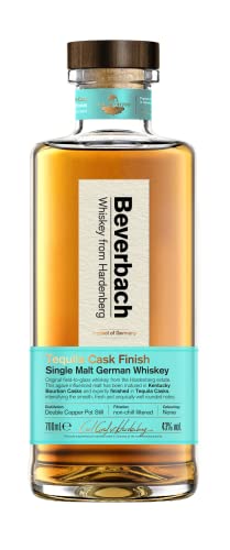 Beverbach Tequila Cask Single Malt German Whiskey - 6 Monate im Tequila-Fass - deutscher Single Malt Whisky mit dezenten Holz- und Lagernoten, feine Anklänge grüner Frucht von BEVERBACH