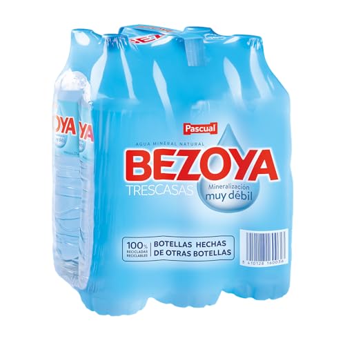 Bezoya Mineralwasser, sehr schwaches Mineralwasser, 6 x 1,5 l von Pascual