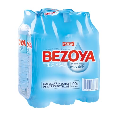 Bezoya Mineralwasser, sehr schwaches Mineralwasser, 6 x 1,5 l von Pascual