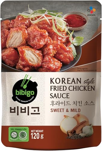 Bibigo Korean Style Fried Chicken Sauce, sweet und mild - 1 x 120 g Bibigo Korean Style Fried Chicken Sauce, sweet und mild - 1 x 120 g von BIBIGO