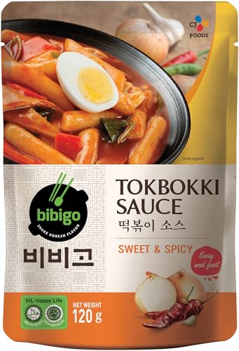 Bibigo Tokbokki Sauce, sweet und Spicy - 1 x 120 g Bibigo Tokbokki Sauce, sweet und Spicy - 1 x 120 g von BIBIGO