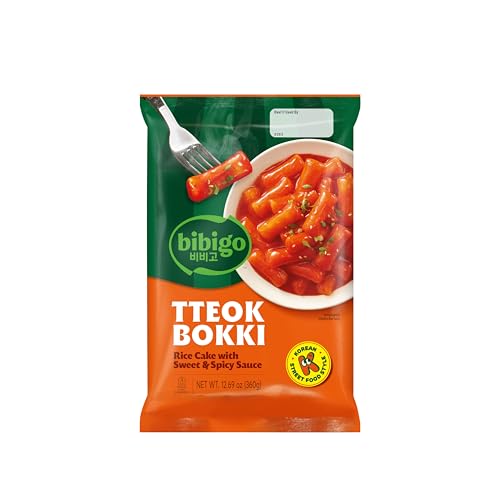 Bibigo Tteokbokki - Reiskuchen mit Sweet und Spicy Sauce - 1 x 360 g Bibigo Tteokbokki - Reiskuchen mit Sweet und Spicy Sauce - 1 x 360 g von BIBIGO