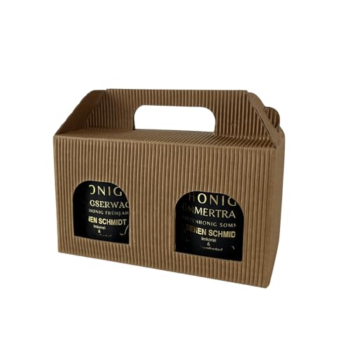 Deutscher Imkerhonig 1x 250g "Frühlingserwachen" & 1x 250g "Sommertraum" im Geschenkkarton Deutscher Imkerhonig 1x 250g "Frühlingserwachen" & 1x 250g "Sommertraum" im Geschenkkarton von BIENEN SCHMIDT
