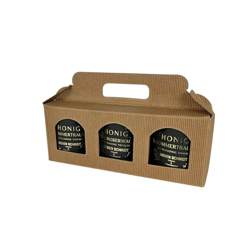 Deutscher Imkerhonig 1x 500g "Frühlingserwachen" und 2x 500g "Sommertraum" im Geschenkkarton Deutscher Imkerhonig 1x 500g "Frühlingserwachen" und 2x 500g "Sommertraum" im Geschenkkarton von BIENEN SCHMIDT