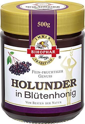 BIHOPHAR – Holunder in Blütenhonig I 500 g Honig von BIHOPHAR Honig