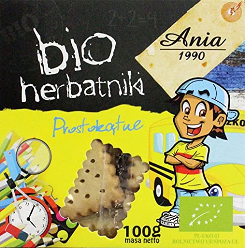 RECHTECKIGES TEEGEBÄCKE BIO 100 g - BIO ANIA von Ania 1990