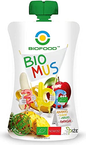 Ananas-Bananen-Apfel Mousse BIO 90 g - BIO FOOD von BIO FOOD